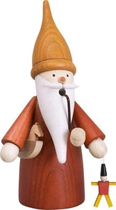 Räuchermann Wichtel mit Spielzeug HxBxT = 16x9x9cm NEU Rauchmann Räucherfigur Rä - Picture 1 of 1