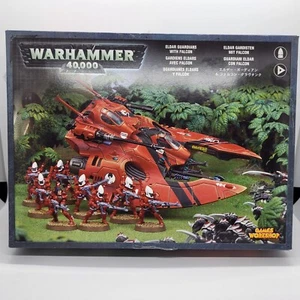 Warhammer 40k Elder Falcon With Guardians Aeldari Craftworld NoS Open Box OOP - Picture 1 of 8