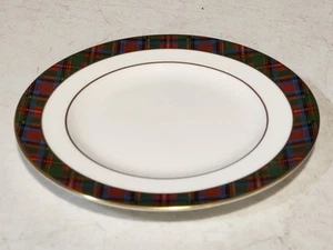 1- PLATO DE PAN Y MANTEQUILLA A CUADROS RALPH LAUREN WEDGWOOD HIGHLAND 6" - Imagen 1 de 3