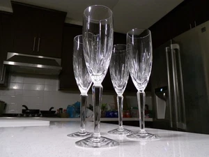 LENOX CLARITY LOT OF 4 CHAMPAGNE FLUTES - Picture 1 of 4