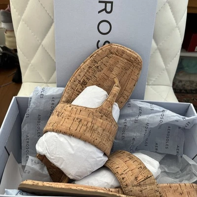 Combo Sandalias Aerosoles Barry Mujer Corcho Talla 9 Nuevas En Caja  Foto 1 de 4