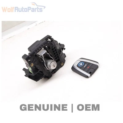 2014-2015 BMW I3 - Front LEFT DOOR LOCK Cylinder W/ KEY FOB 6805980 - Image 1 of 4