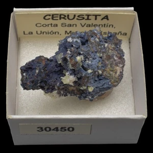 CERUSITA (Corta San Valentin, La Union, Murcia) #30450 / Cerussite - Picture 1 of 1