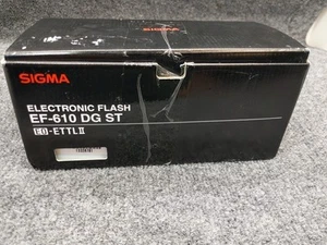 Sigma Electronic Flash EF-610 DG ST for Canon New Open Box Complete - Picture 1 of 8
