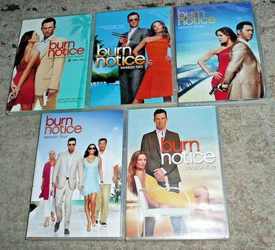 Burn Notice Season 1 2 3 4 5 DVD Box Set Lot - Image 1 of 4