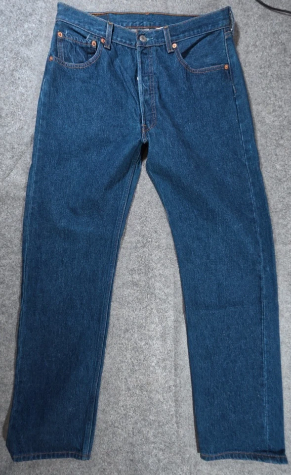 De colección LEVI’S Hombre 501xx Talla 33 X 32 REALMENTE HECHO EN MEX. Jeans 100 % algodón lavado oscuro Foto 1 de 4