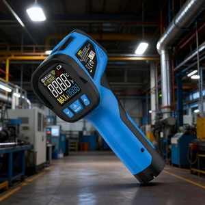 IR05B Termometro digitale infrarossi -50-1650°C misuratore alta temperatura 50:1 D:S - Foto 1 di 15