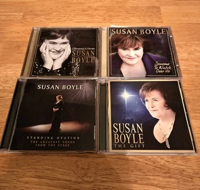 Susan Boyle Lot Of 4 CD's I Dreamed/The Gift/Someone To Watch/& Standing Ovation - Imagem 1 de 4
