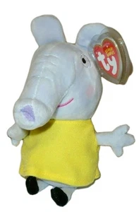 Ty Beanie Baby EMILY ELEPHANT (UK Exclusive)(Peppa Pig) 8" NEW MWMTs Stuffed Toy - Picture 1 of 8