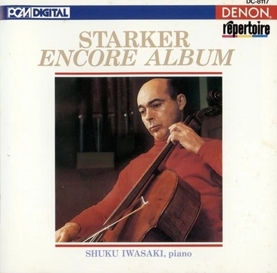 STARKER ENCORE ALBUM / Janos Starker, cello; Shuku Iwasaki (CD, 1992, DENON - Image 1 of 2