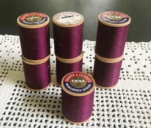 7 NEW Spools JP COATS Mercerized Cotton Thread 325 Yards Each - Picture 1 of 2