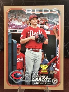 2024 Topps #US304 Andrew Abbott Gold /2024 - Foto 1 di 2