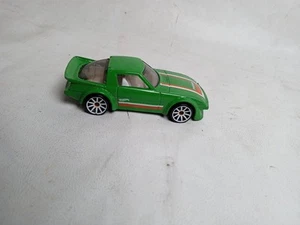 Hot Wheels Mazda RX-7 Green Car w/ White Rims - Picture 1 of 7