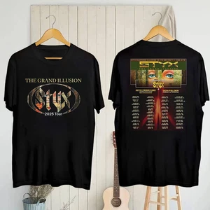 Camiseta Styx 2025 Concert Band the Grand Illusion Tour 2025 Fan Gifts - Imagen 1 de 4