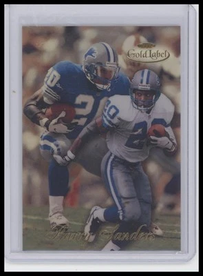 1998 Topps Gold Label #100 Barry Sanders - Image 1 of 2