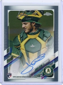 2021 Topps Chrome Jonah Heim Rookie Auto #RA-JH Athletics - Picture 1 of 2