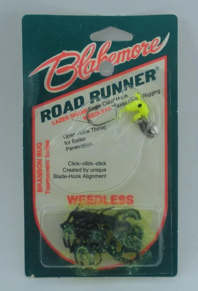 Blakemore B2102-30 Road Runner Branson Bug 1 cabeza de plantilla 3 cuerpos 1/16 oz gráfico negro Foto 1 de 1