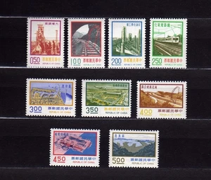 CHINA #1907-1915 MNH MAJOR CONSTRUCTION PROJECTS - Picture 1 of 2