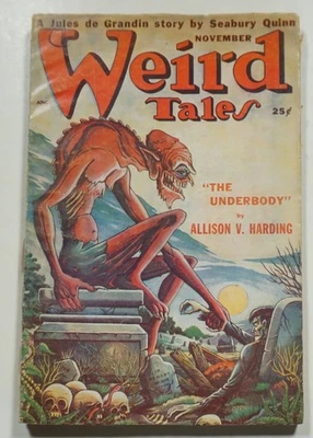 Weird Tales November 1949 Pulp Fiction Magazine Matt Fox Allison V. Harding - Image 1 of 4