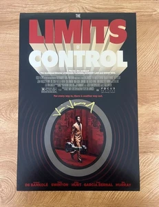 * JIM JARMUSCH * signed 12x18 poster * THE LIMITS OF CONTROL * - Picture 1 of 2