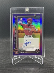 2025 Topps Pro Debut Chrome Jesus Made #PD-39 Purple Auto #/299 Brewers - Picture 1 of 2