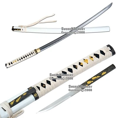 Musha 品牌手工 Zetsurin 武士 Katana 剑锋利刀片多色 — 第 1/4 张图片