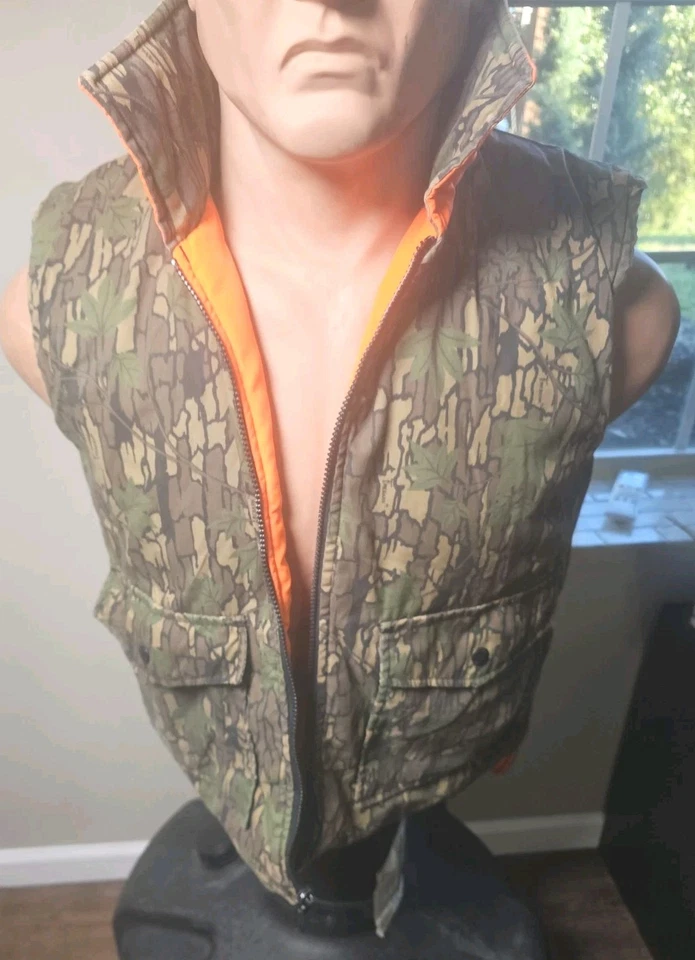 Vintage Winchester Reversible Vest Mens Medium/Hi-Vis Orange Pockets Hunting - Image 1 of 4