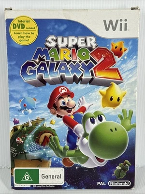 Super Mario Galaxy 2 Nintendo Wii Manual Good Condition 2 Disc Set PAL - Image 1 of 4