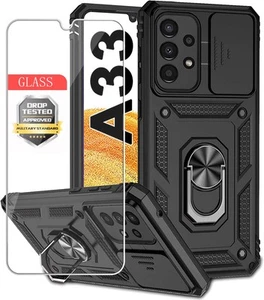 Esakycn Gehäuse für Samsung Galaxy A33 5G - Schwarz, Kratzfest, Stoßfest - Zdjęcie 1 z 8