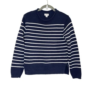 J. Crew Cotton Coastal New England Maritim Pullover Damen Größe XXS Blau Navy - Bild 1 von 6