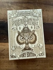 Parlour Royale Ivory Gentleman Wake Stockholm 17 Edge Printing Cold Foil 9️⃣🍀 - Picture 1 of 2