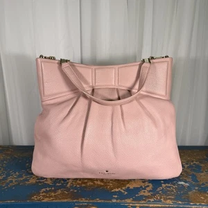 Kate Spade Mattie Street Amelie Pink Leather Satchel Purse Handbag  - Chalk Pink - Foto 1 di 15