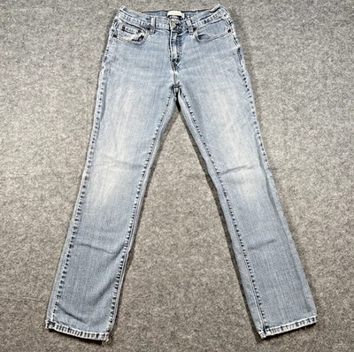 Levi's 505 Jeans Women's Size 6 M 28x30 Blue Denim Straight Leg Mid-Rise Stretch - Image 1 of 4