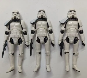 lot of 3 Hasbro Star Wars Stormtroopers action figure w gun 3.75" - Picture 1 of 6
