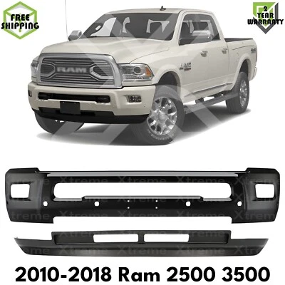 Front Bumper Face Bar Primed Steel & Valance Kit For 2010-2018 Ram 2500 3500 Foto 1 de 4