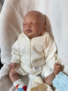 Reborn CIANNE by ROMIE STRYDOM Lovely baby a sold out kit 51cm 20" Weight 7.2lbs - Picture 1 of 8