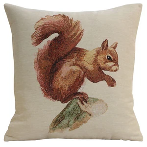 18x18 In Squirrel Pillow Cover Sofa Cushion Case Decorative Throw Covers - Picture 1 of 7