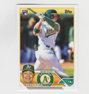 (8) Ryan Noda 2023 TOPPS UPDATE SERIES ROOKIE LOT #US75 OAKLAND ATHLETICS - Picture 1 of 1