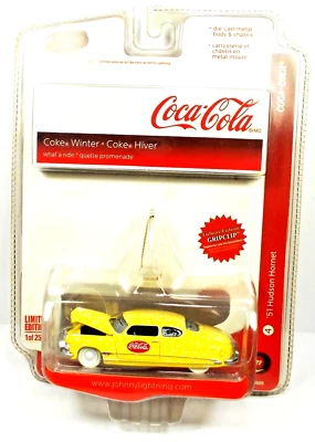 Johnny Lightning White Lightning 2009 Coca-Cola Winter Series  '51 HUDSON HORNET - Image 1 of 3