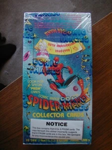 Spider-Man 30th Anniversary Shrink-Wrapped Gum Card Box - Picture 1 of 1