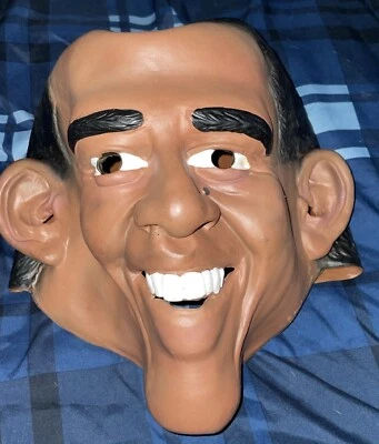 Barack Obama Mask President Of The United States Adult Halloween Rubber - Image 1 of 4