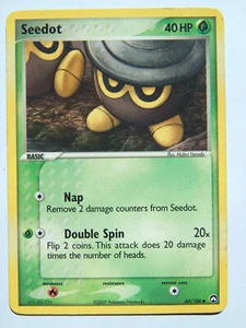 Seedot 60/108 (LP, Pokémonkarte, EX Power Keepers, 2007, Gras, üblich) - Bild 1 von 2