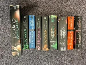 JOB LOT J R WARD BLACK DAGGER BROTHERHOOD BUNDLE x 9 VAMPIRE PARANORMAL ROMANCE - Picture 1 of 2