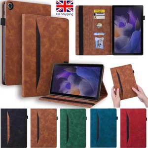 For Samsung Galaxy Tab A9 / A9 Plus Tablet Leather Wallet Stand Case Flip Cover - Picture 1 of 54