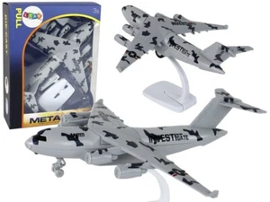 Military Bomber United Fighter Light& Sound Pull Back Model Diecast 1:120 Scale - Picture 1 of 5