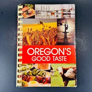 Oregon's Good Taste Cookbook 1981 American Cancer Society Wimmer Bros Printing - Imagen 1 de 8