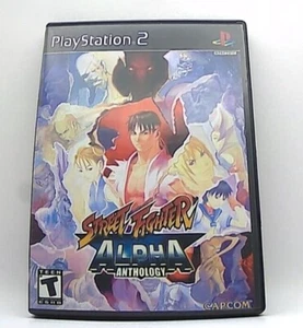 Street Fighter Alpha Anthology PS2 Preowned Resurfaced CoverArt Reprint NoManual - Picture 1 of 5