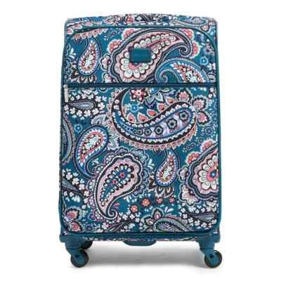 Vera Bradley 27" Spinner Suitcase Luggage Haymarket Paisley Jewel - Image 1 of 3