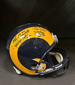 Jack Youngblood +1 Signed Rams FS Replica Helmet PSA AN11514 JSA WP241836