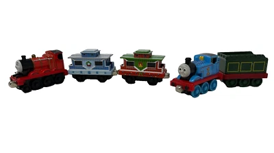 LOTE 5 Thomas & Friends Take-N-Play Diecast Trains James Light & Sound Holiday Foto 1 de 4